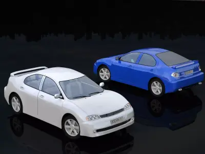 High-end Sedan Car 3D model