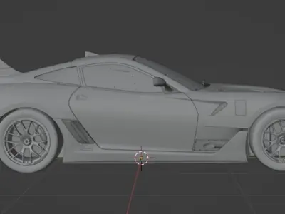 ferrari 599xx evo 3D print model