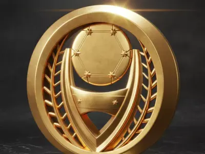 Luxury Gold Emblem 3D print model