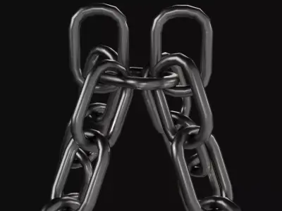 Medieval Roof Lamp Low-poly 3D model