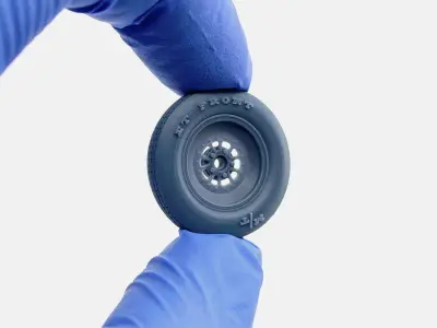 15x4 Sander 752 Wheel MT ET Front Tire 26x4R15 3D print model