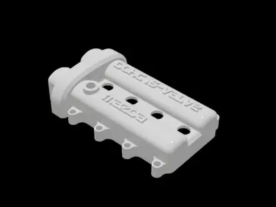Mazda NA MX5 valve cover key chain 3D print model
