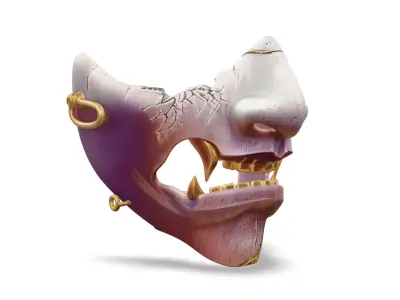 Ghost Of Yotie Main Mask  3D print model