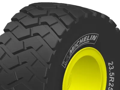 Volvo Michelin Wheel tire 750 65 R25 3D model