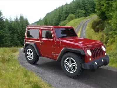 Jeep 2018 wrangler 3D model