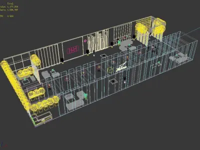 Exhibition - Area - 30X12-3DMAX2009-033 3D model