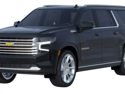 Chevrolet Suburban 2020 High Country 3D model