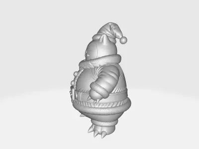 Snorlax Santa Claus 3D Print Festive Pokemon Holiday Christmas  3D print model
