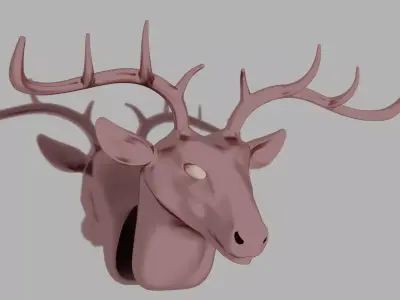 Deer Keyholder 3D print model