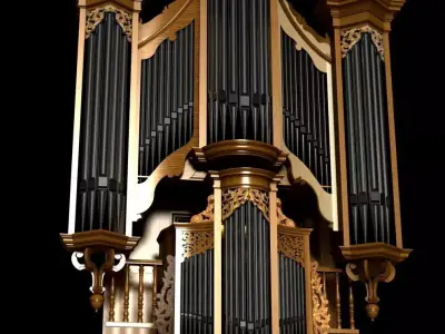Grand Organ Free 3D model