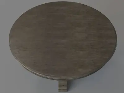 Vintage West Extendable Dining Table 3D model