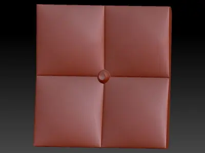 3D WALLPANEL folded sheet of paper 3D model