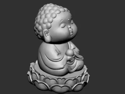 baby buddha 3D print model