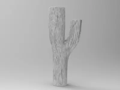 Wondy Vase Low-poly 3D model