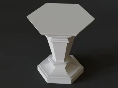 pedestal 09 3D print model