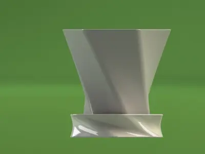 Flowerpot5 hexagon vase 3D print model