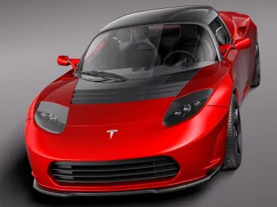 Tesla Roadster 2 5 2011 3D model