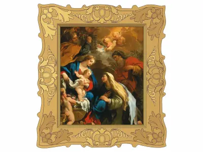 Picture frame Pack 3D model