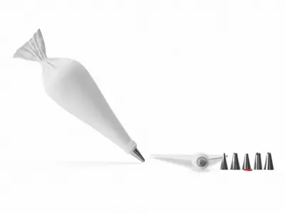 Piping bag kit 3D model