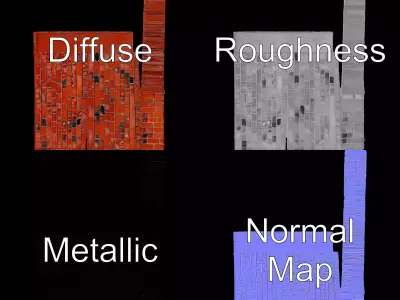 Red Brick Wall model pack Low-poly 3D model purchase