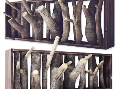 Branch hanger n1  3D model