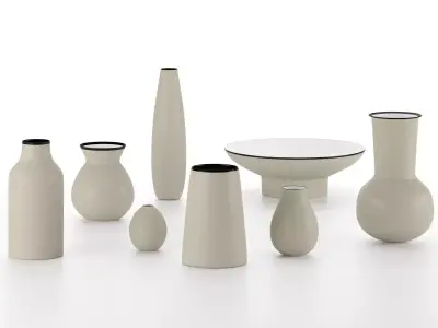 Ceramic Modern Vase 3D model
