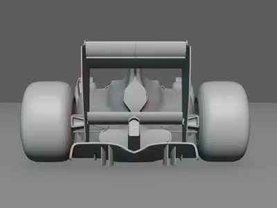 F1 2010 RedBull RB6 Car 3D model
