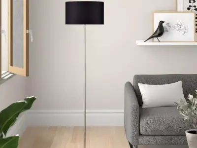 Audriana Traditional Floor Light Lamp - 6 Colour 3D model