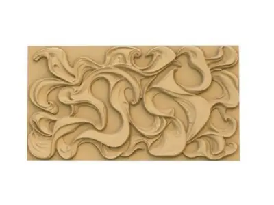 20 modern wall decor set wall relief murals CNC decor set Pack  3D Model Collection