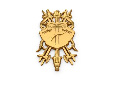 Classic decor ornament 321 3D model
