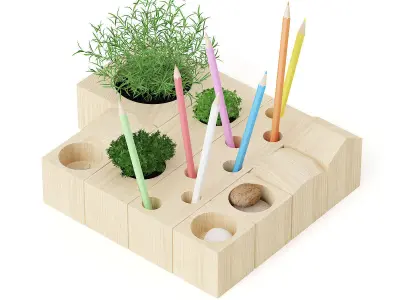 Desk Utensils 1 3D model