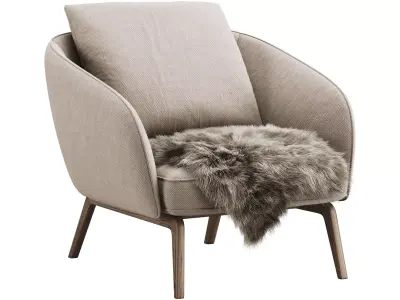 Domo Armchair 3D model
