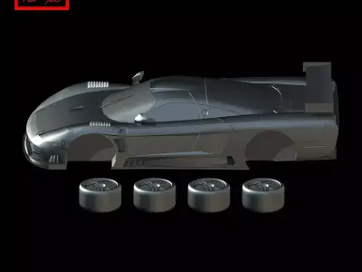 Saleen S7-R 2005 3D print model