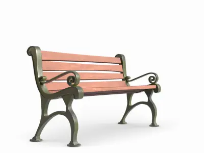 Bench 3D model