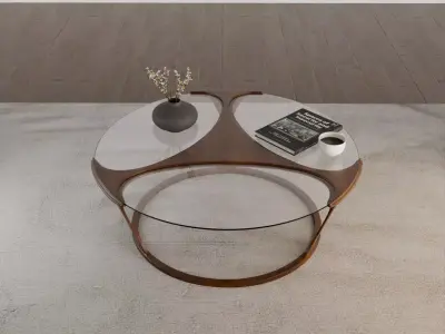 Coffee-table Low-poly 3D model