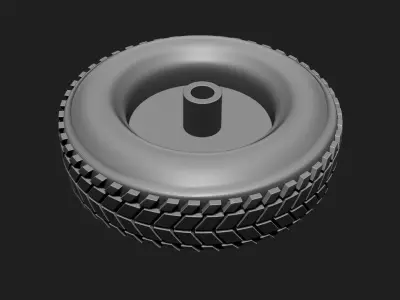 VW Tyre 3D print model