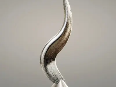 Sea Rock Twisted Tower Sculpture 3D print model