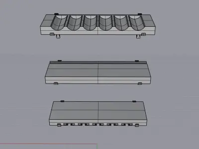 Shelves - Wine Shelves 3D model