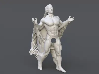 Lose Weight Men Statue 220604 3D print model