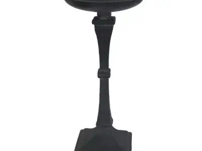 Iron Tabletop Candlestick Free 3D model