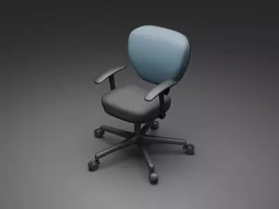 Modern Office Chair  Ergonomic Swivel Desk Chair 3D model