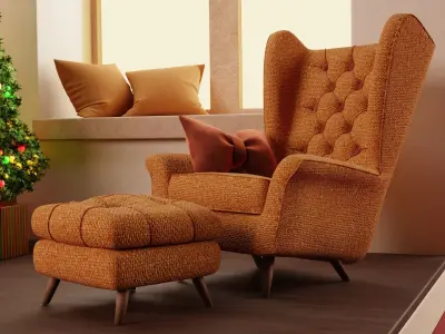 Christmas room 3D model