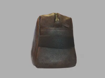 Leather Bag Low-poly 3D model