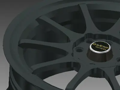 Ce28 Rim Replica by OsErp Wheel 3D model