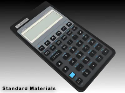 HP-27S Calculator 3D model