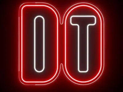 Do It Neon Sign 3D model