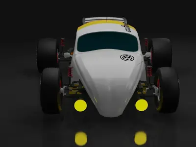 Volkswagen beetle concept 3D model