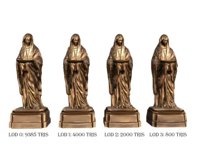 3Dfoin - Firebringer  Low-poly 3D model