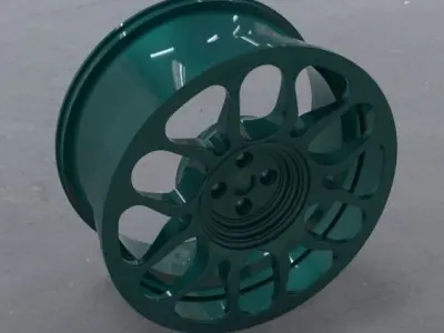 Car Rim 1 Low-poly 3D model purchase