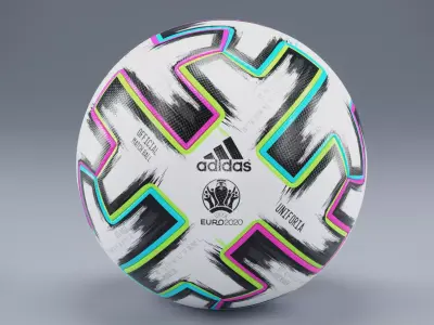 Uniforia 2020 - Official Euro Cup Match Ball - Adidas 3D model